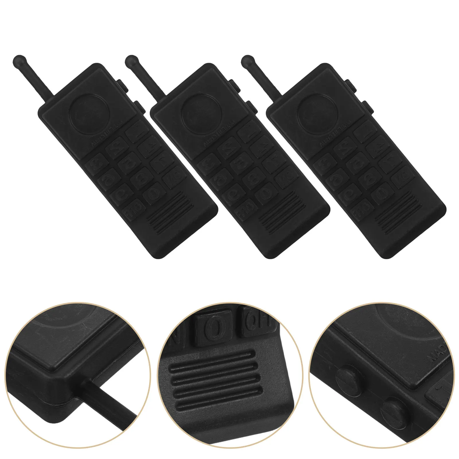 

6Pcs Kids Pretend Play Walkie Talkies Realistic Communication Design Child Safe Plastic Outdoor Indoor Camping Family Bonding