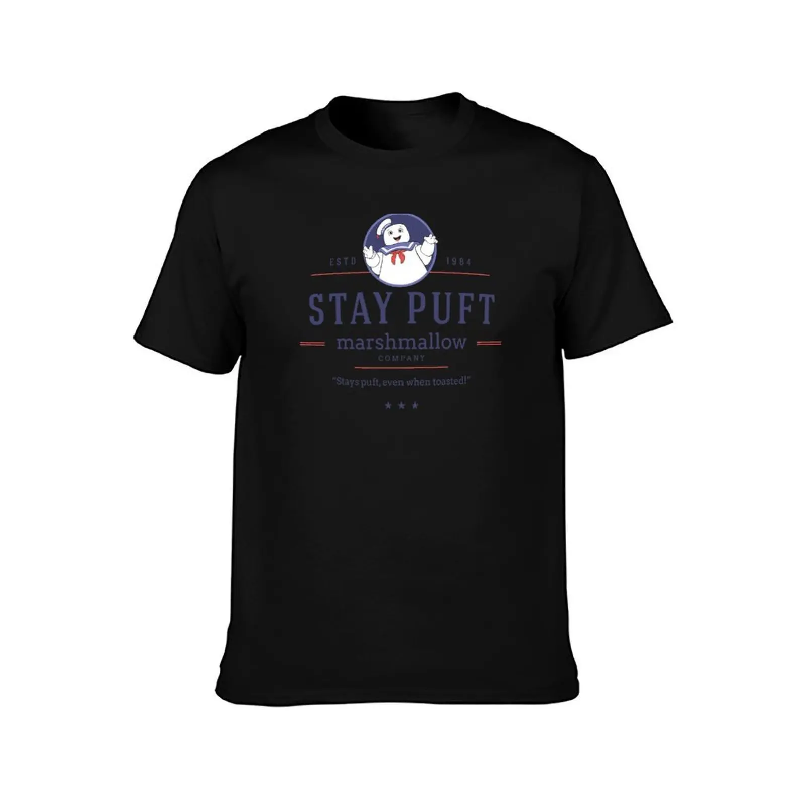 Stay Puft Marshmallow Company - modern vintage logo T-Shirt Basic Simple Casual Short Sleeve Tee