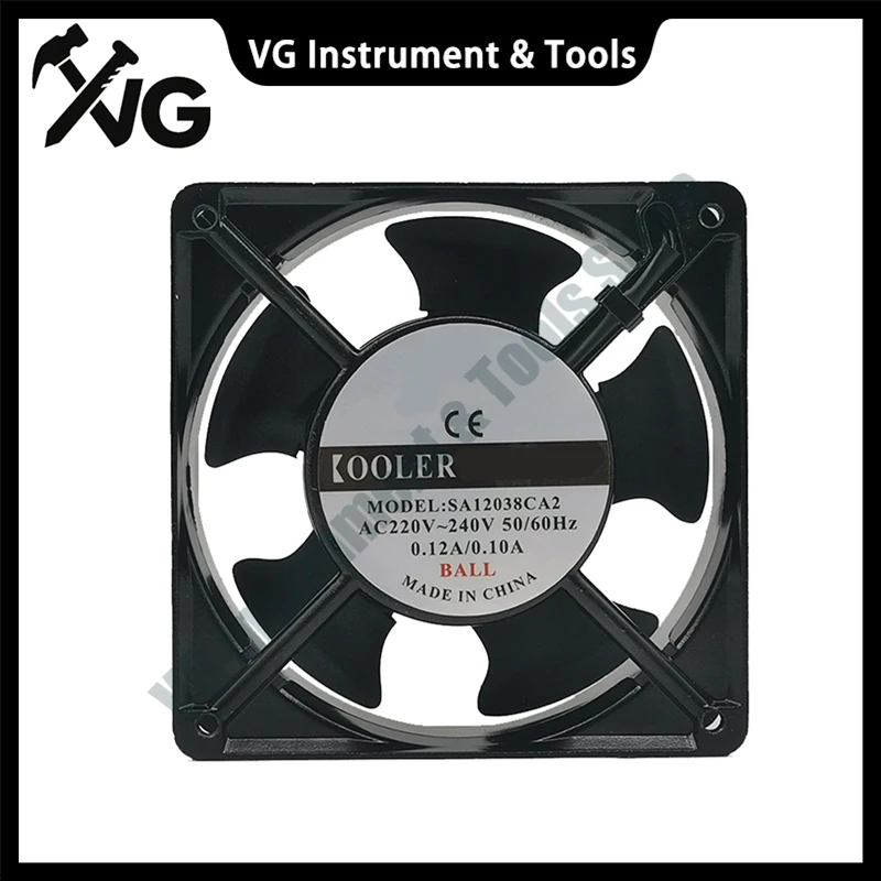 For New SPEEDY SA12038CA2 AC 220V 0.12A 120x120x38mm 2-Wire Server cooling fan