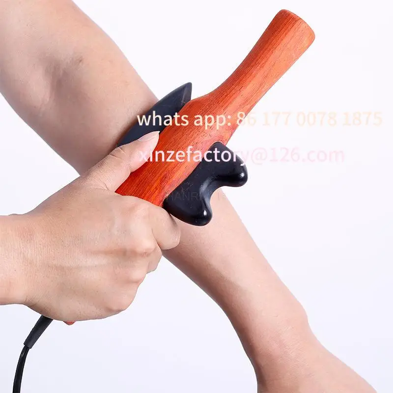 

Customizable Scraping Knife Electric Heating Scraper Double Handle Warm Moxibustion Instrument for Spine Multifunction