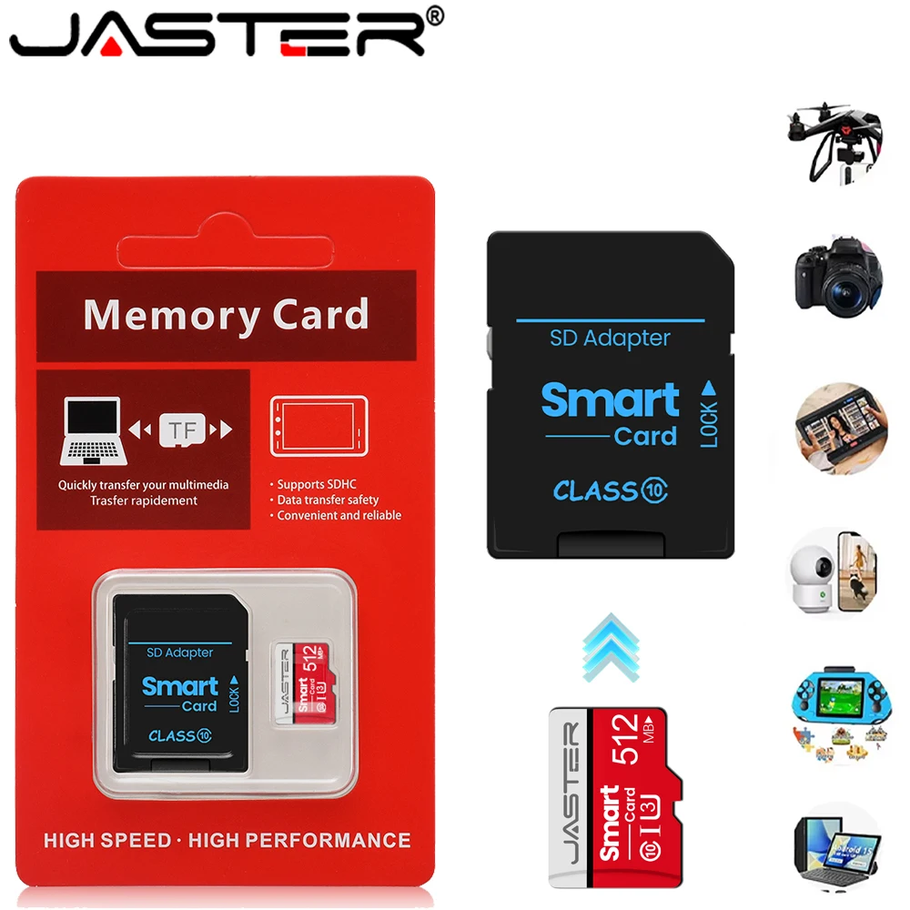 512MB Small Capacity SD Storage Card 64MB 128MB 256MB External Storage Blue Card Reader Suitable for Cameras
