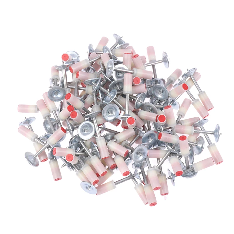 10/100PCS Steel Nails Wall Fastening Tool Nailer Round For Steel Nail Pneumatic Nailing Special Nails Powerful Penetration