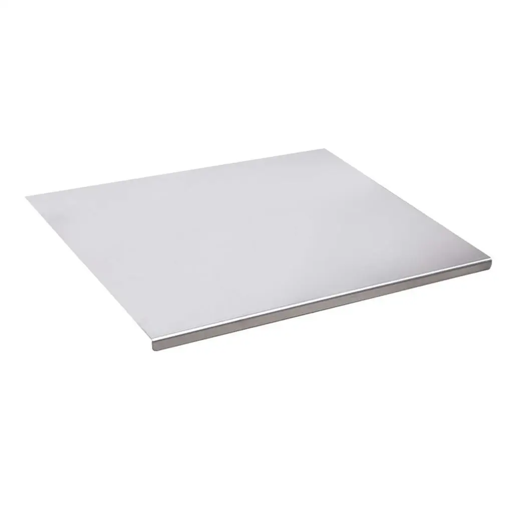 Stainless Steel Chopping Board Thickness Easy to Clean L Shaped Hem Kneading
