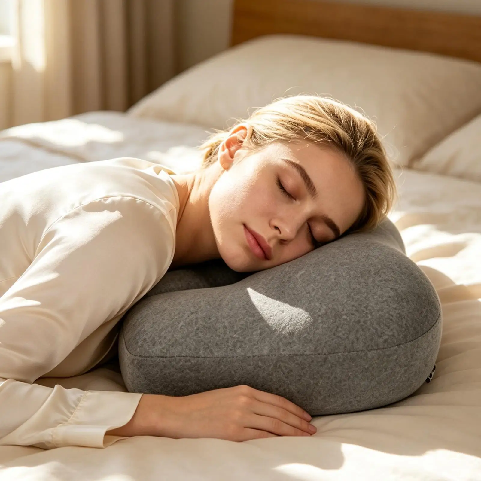 Sleeping Pillow Hip Shape Memory Foam Sleeping Cushion Soft Pillows For Women Men Home Room Couch Sofa Workplace Study