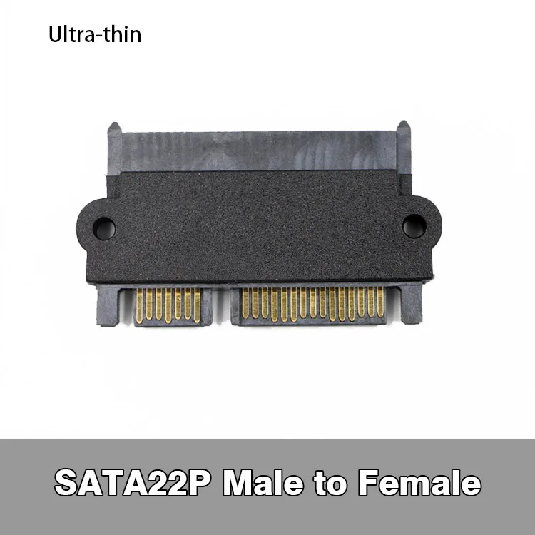 Sataオス-sataオスアダプターコンバーター22ピンsata、7ピン15ピンメスからオスへの電源データケーブルインターフェイス保護