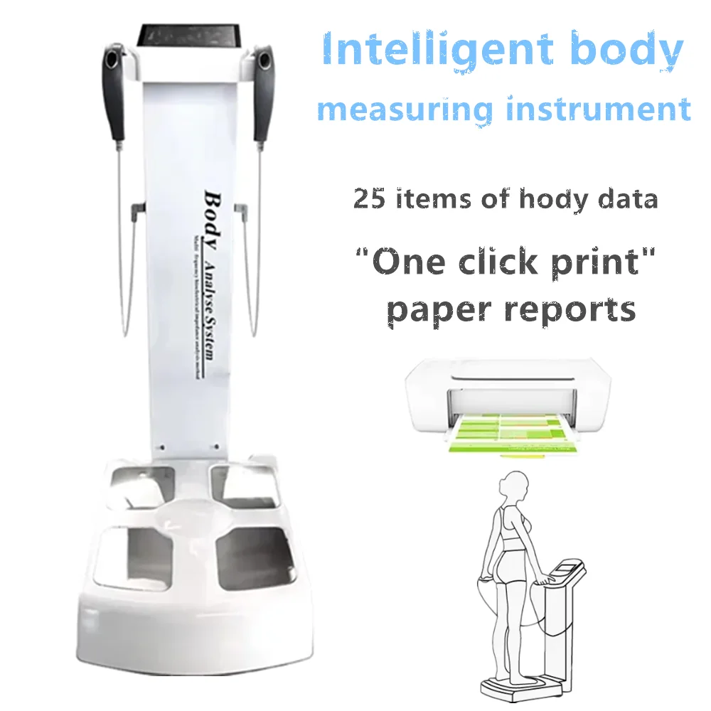 Latest touch screen professional 3d full body health scanner body composition analysis computer