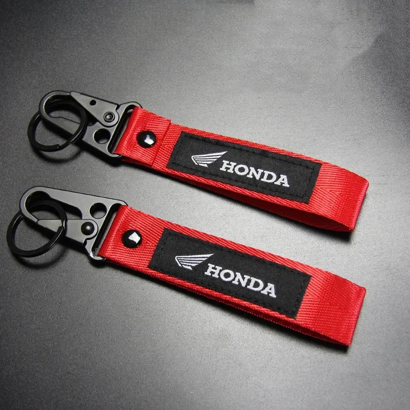 Car KeyChain Phone Lanyard Durable Key Strap Motorcycle Keyring for Honda