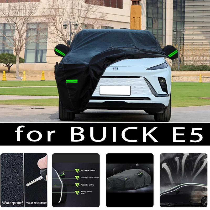 

For BUICK Car Covers Outdoor Waterproof Sun Rain Snow Protection UV Auto Cover 190T Car Protective Full Covers
