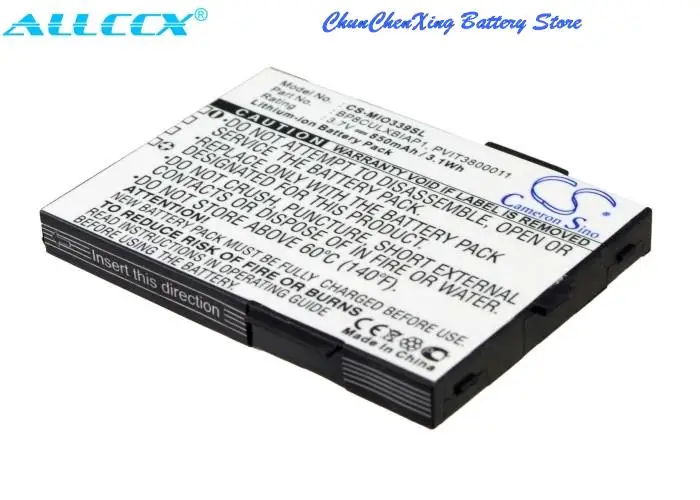 850mAh Battery for Viewsonic V36,For Rover P4,For Mitac Mio 339,339BT,For Medion MD2190,MD40885,MD40600,MD41600