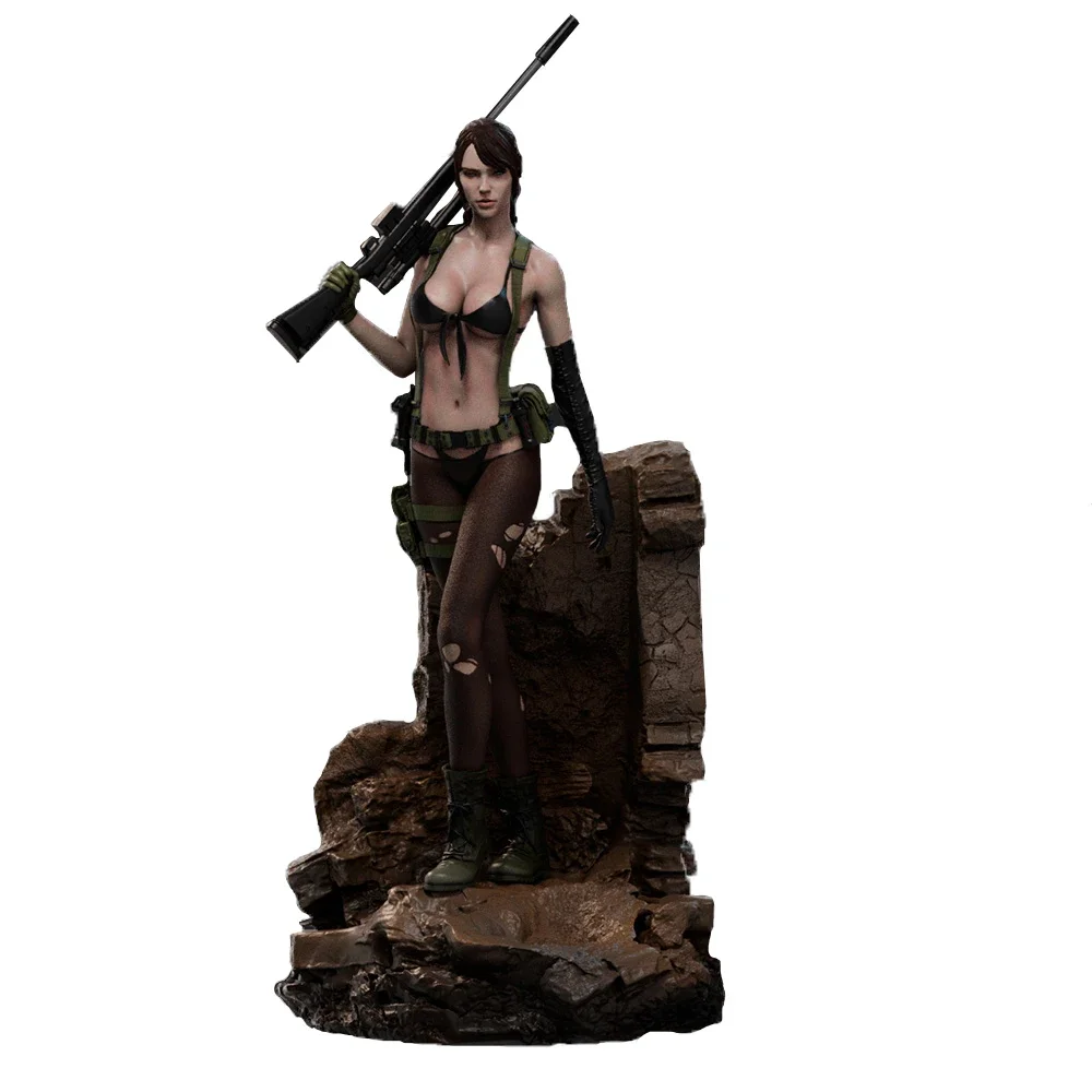 Kit de modelo de resina de plástico en miniatura, juguete silencioso, sin pintar, 1:24, A117