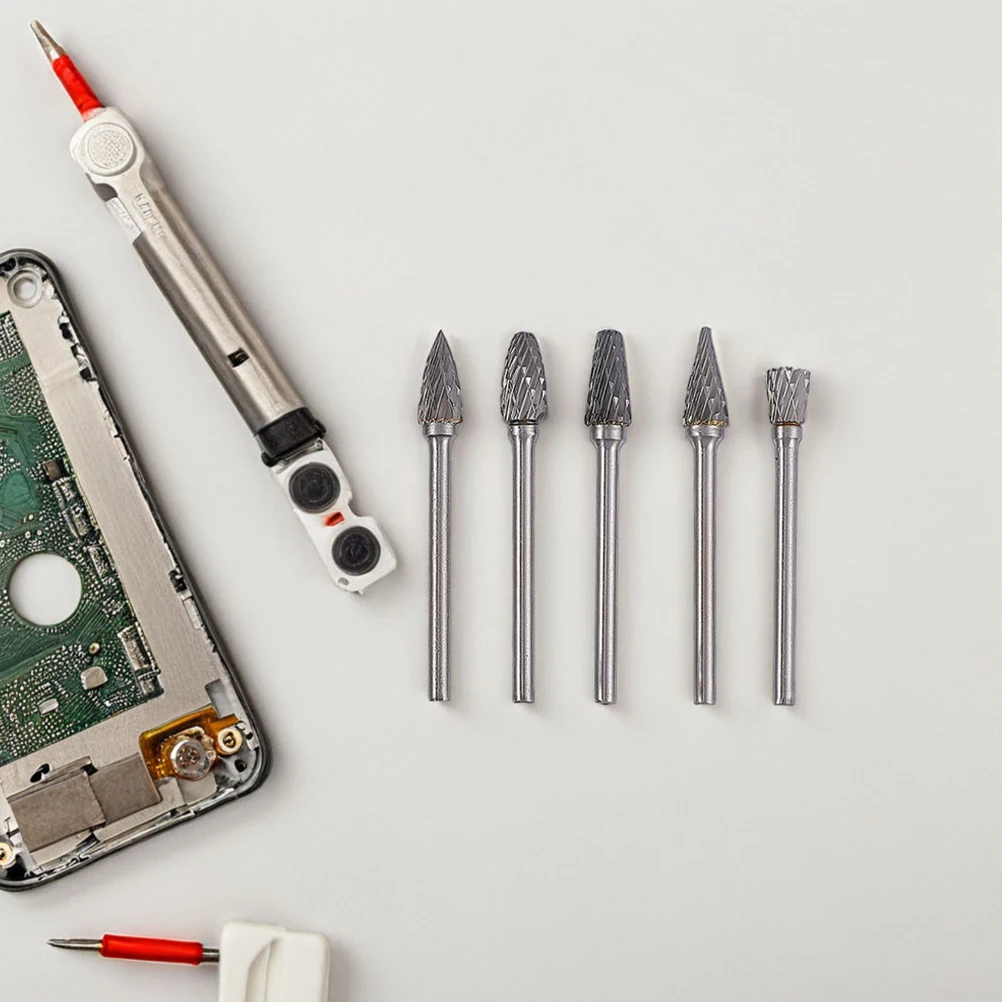 

10 PCS Rotary Burr Tungsten Steel Burrs Wood Drill Bit Mold Alloy Carbide Grinding Bits