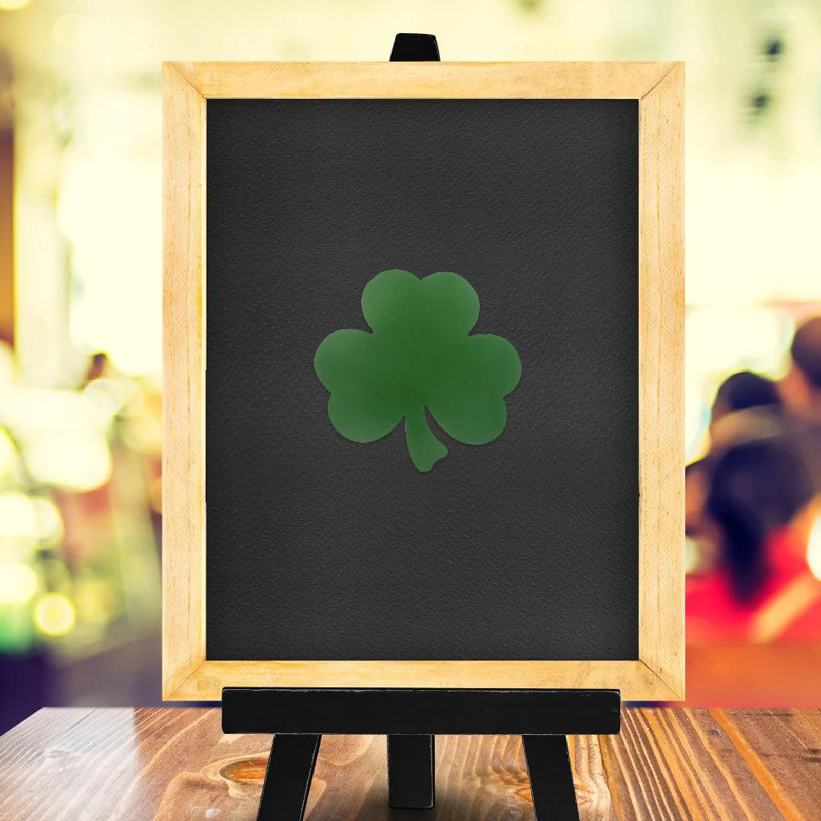 

40 pcs Shamrock Handwritten Name Cards St Patrick'S Foam Cutouts Classroom Bulletin Board Decor School Party Supplies