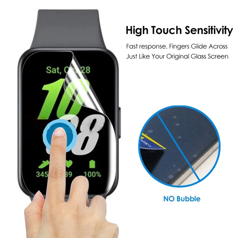 1-5PCS Hydrogel Film For Samsung Galaxy Fit 3 Clear HD Screen Protector Anti-Scratch for Galaxy Fit3 Protective Film Not Glass image 3