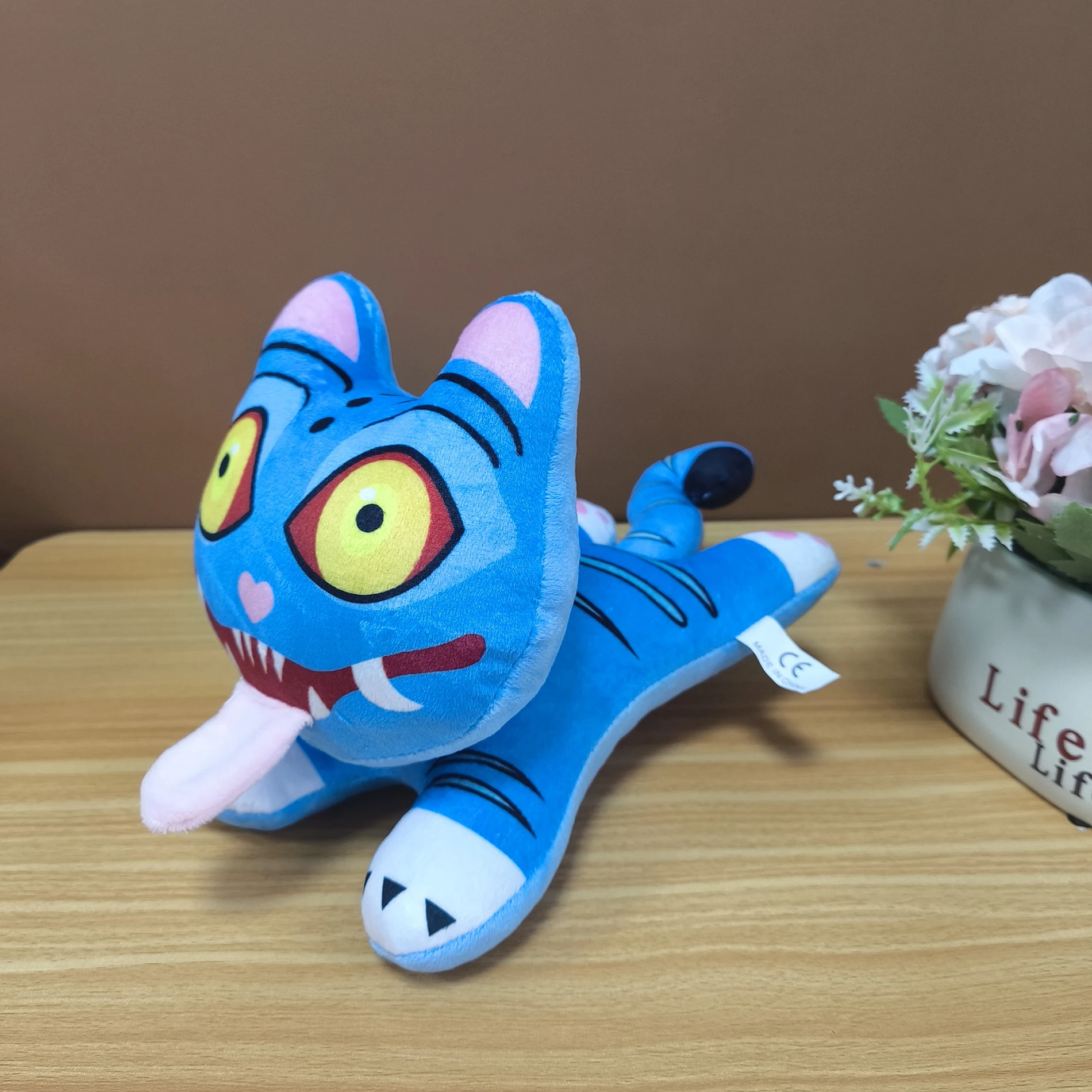 Beliebtes Devil Hunter Tiger Plüschtier K-Pop Zubehör Spielzeug Tiger Plüschpuppe Devil Hunter Weihnachten Halloween Geburtstagsgeschenk