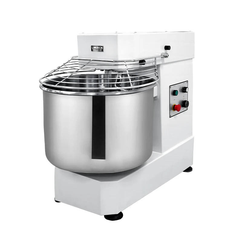 Linkrich Factory Industrial 20kg 50L Stepless Speed Stand Spiral Pizza Bread Dough Mixer Flour Mixing Machine  for Bakery Shop
