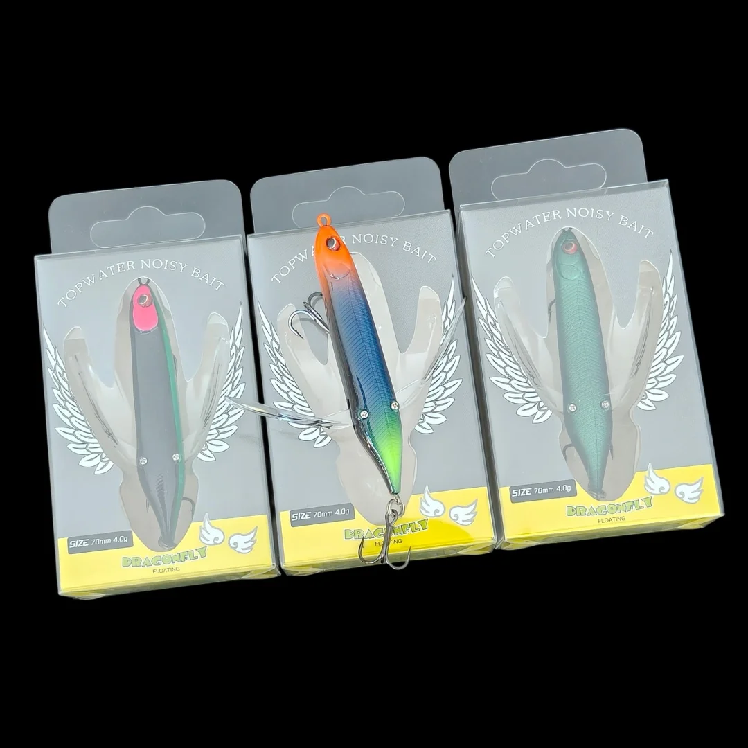 

Swolfy 3 шт. 70 мм 4 г плавающая верхняя вода стрекоза гусеничный карандаш рыболовная приманка жесткая приманка 80 мм 6,5 г пресноводная для форели щуки