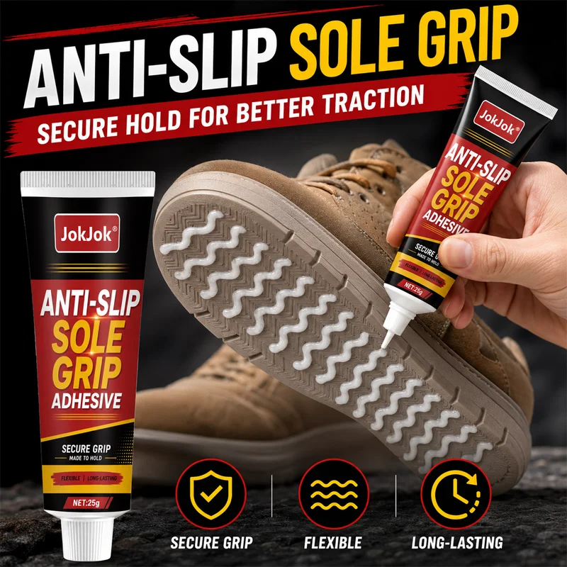 Shoe Sole Anti-Slip Gel Clear Invisible Non-Slip Glue Sneaker Bottom Protector Traction Grip Basketball Repair Care Tools
