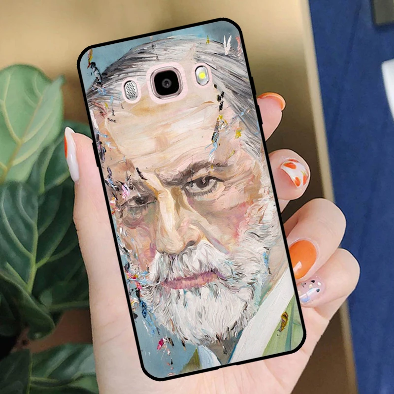 Sigmund Freud founder of psychoanalysis Case For Samsung Galaxy J6 J4 J8 A6 A8 Plus A7 A9 2018 A3 A5 J1 J7 J5 J3 2016 2017 Cover