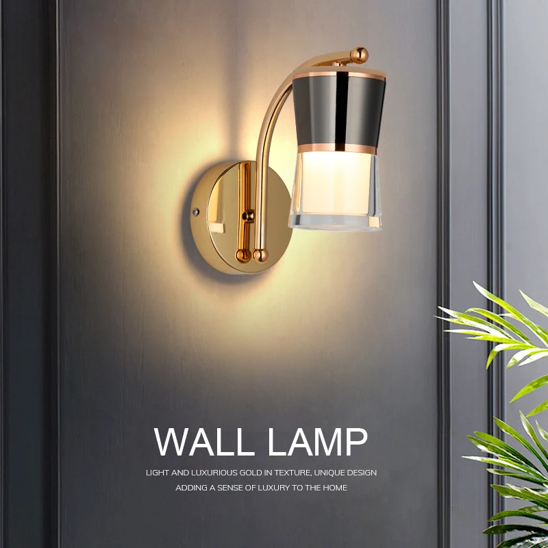 SMVP Acrylic Wall Lights Bedside Wall Lamp Modern Wall Light For Bedroom Nordic Wall Sconce for Home Decro Interior Lamps