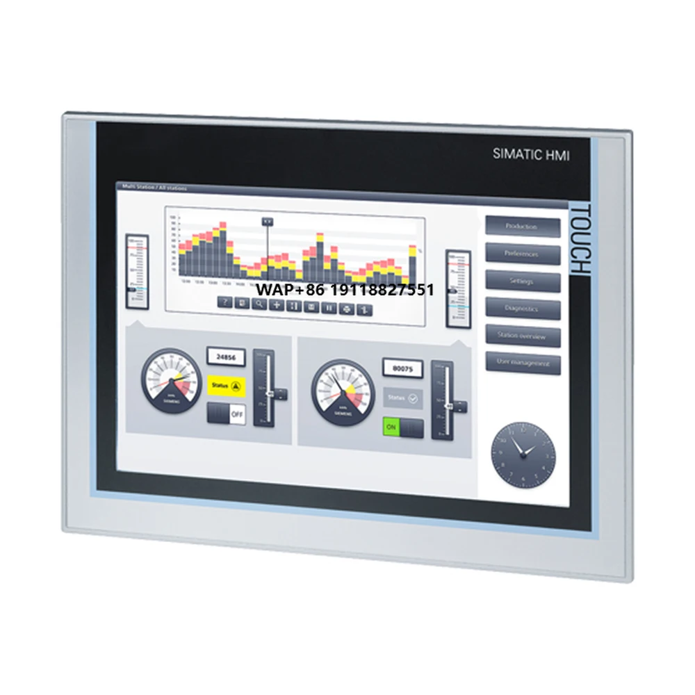 Brand New Original 6AV2124-0MC01-0AX0 TP1200 Comfort Panel 12 Touch Screen HMI for PLC Industrial Automation Control System