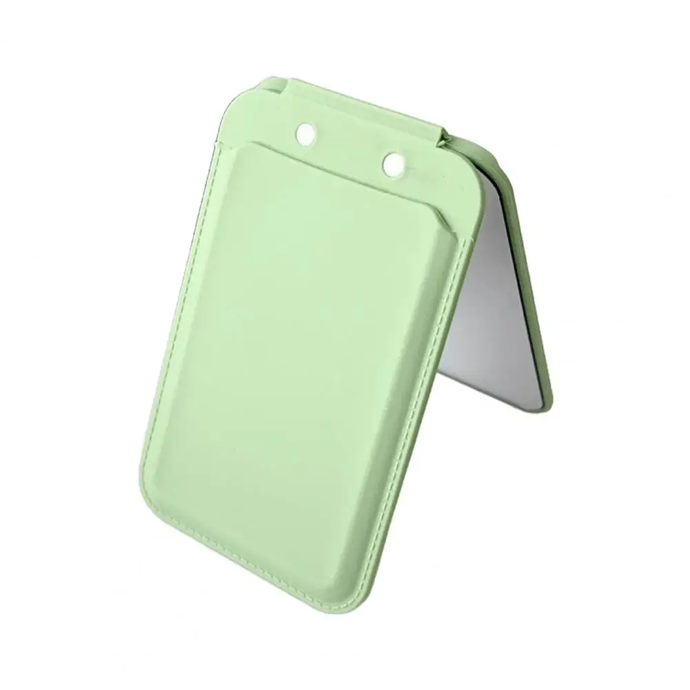 กระเป๋าสตางค์แม่เหล็กสําหรับผู้ถือบัตรแม่เหล็กพร้อมกระจกขาตั้งโทรศัพท์สําหรับ Magsafe 12/13/14/15/16 Dual ใช้ Slim Organizer