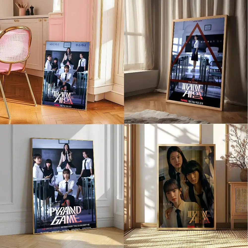 P-Pyramid Game Idol Drama Poster Sticky Wall Art Printing Waterproof Home Living Bed Room Aesthetic Decor