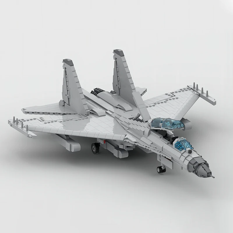 Multi-ruolo Strike Aircraft J-16 Hidden Dragon Military Attack Fighter MOC Technology Building Block Model giocattoli in mattoni per bambini regalo