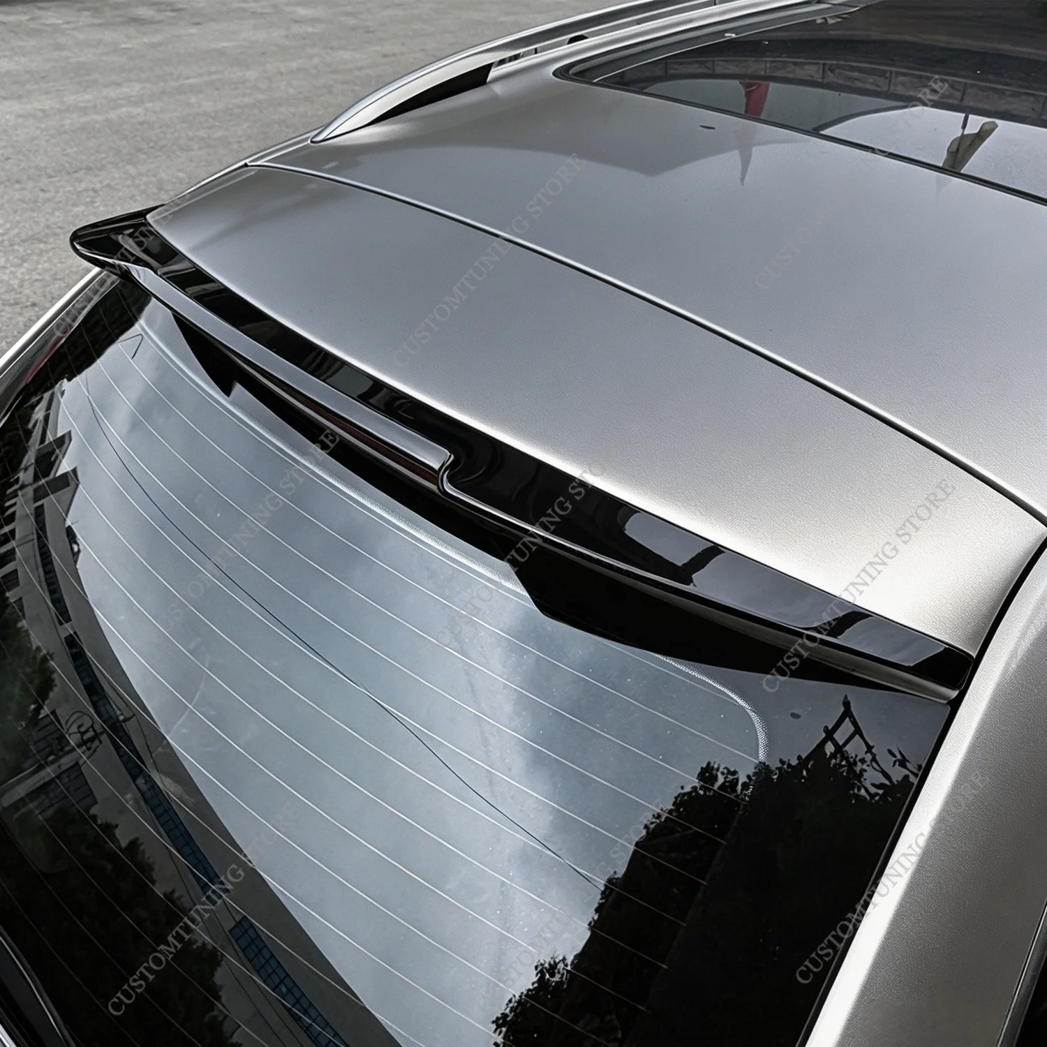

For Skoda Octavia MK3 Wagon Basic V Style ABS Rear Spoiler Caps Wing Octavia Scount/Combi TSI TDI Standard 2013-2020 Tuning