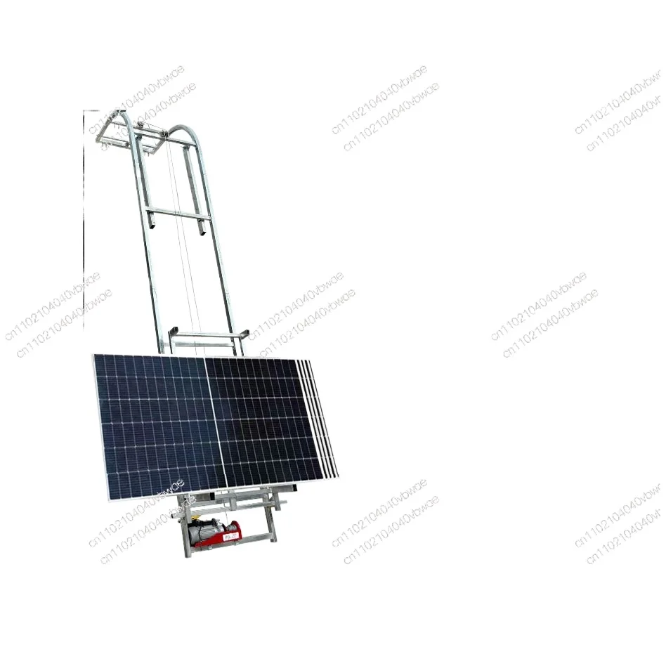 

Photovoltaic Panel Elevator, Solar Glass Door and Window Elevator, Fully Automatic Top Flipping Small Ladder