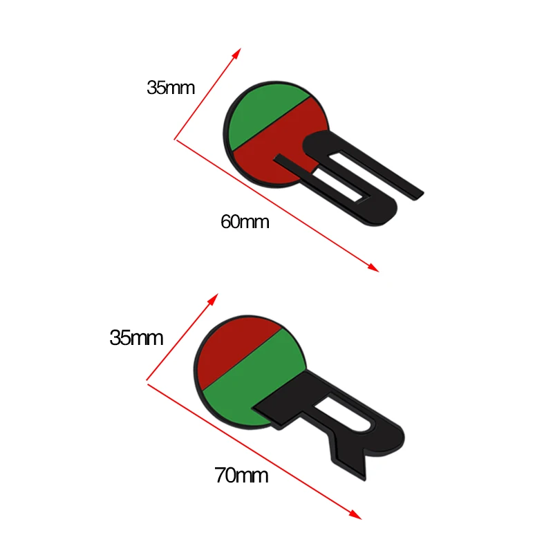 Pegatina para rejilla delantera de coche, emblema para capó y maletero, insignia para R S Jaguar, XF, XE, x-type, XJ, f-pace, f-type, e-pace,