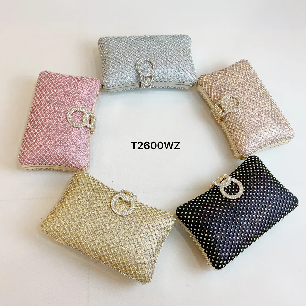 Luxury Women Evening Bags Diamond Luxury Clutch Bag Party Shiny Rhinestone Lady Golden Black Chain Shoulder Bag Handbags Clutch