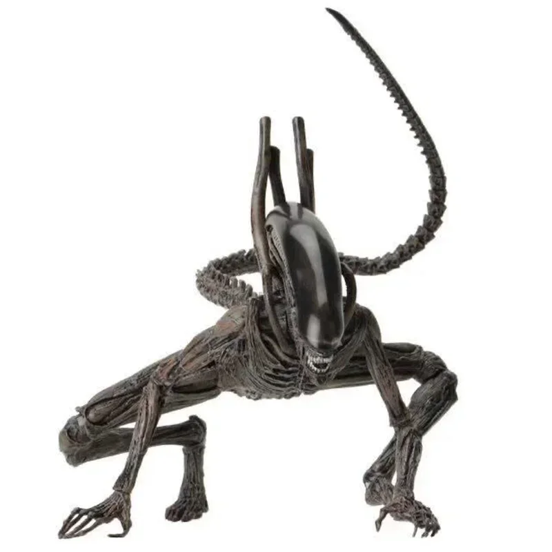 Neca Alien Covenant Xenomorph 7 Inch Action Figures Contract Black Alien Model Pvc Statue Doll Collection Decoration  Kids Gifts