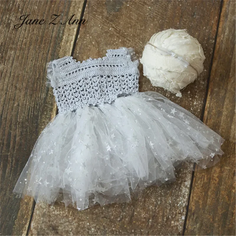 Star fairy dress hair accessories two-piece baby girl princess twins photo studio shooting newborn photography props