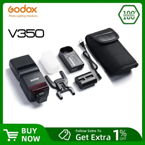Godox V350C V350N V350S V350F V350O TTL HSS Camera Speedlite Flash Built-in Lithium Battery for Canon Nikon Sony Fuji Olympus