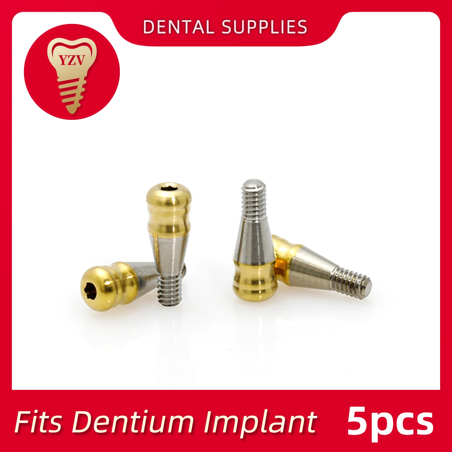 5Pcs Titanium alloy Locator Accessories Diameter 3.5mm fits Dentium System