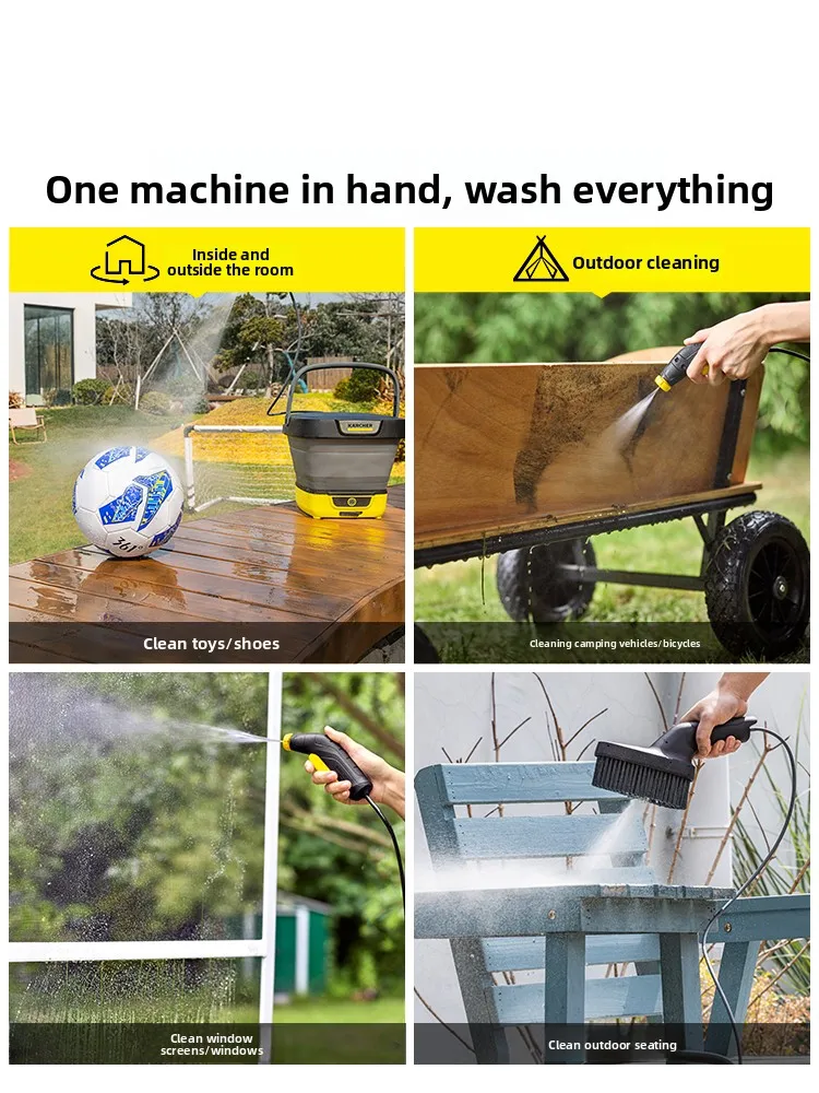 Karcher OC3 Cordless Car Washer Portable Lithium Battery High Pressure Water Gun Rechargeable Outdoor Cleaning Machine