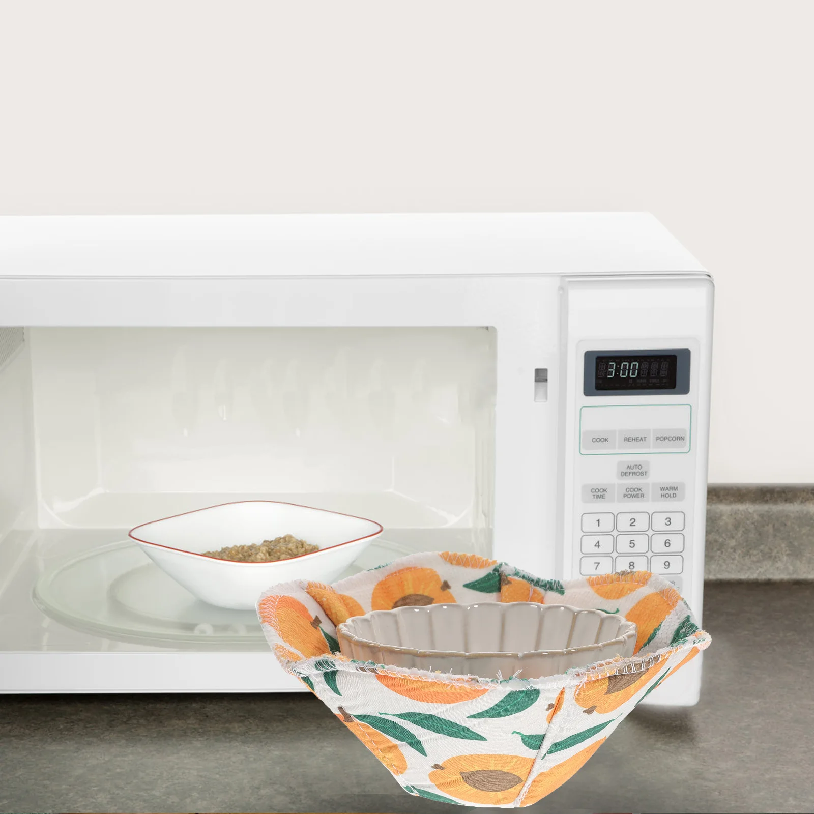 

4Pcs Insulation Bowl Covers Microwave Safe Anti-Slip Mat Hot Food Protector Kitchen Gadget Bowl Holders for Hot Food