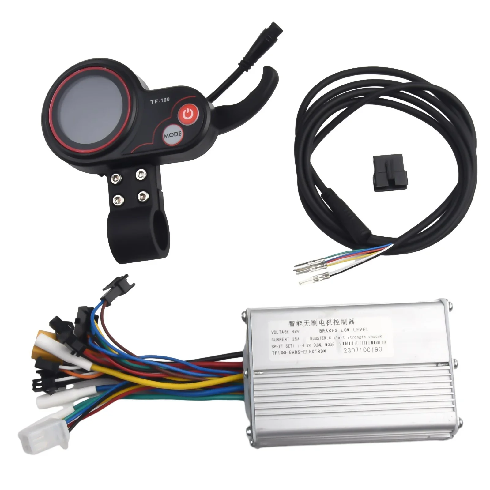 

48V 25A 1200W Electric Scooter Controller Brushless Motor Controller Scooter Motor Controller WIth 6Pin Display For