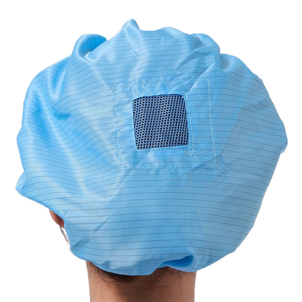 

4 pcs Anti static Chef Hat Breathable Protective Adults Working Cap Dustproof Polyester Fabric Reusable Mesh Top
