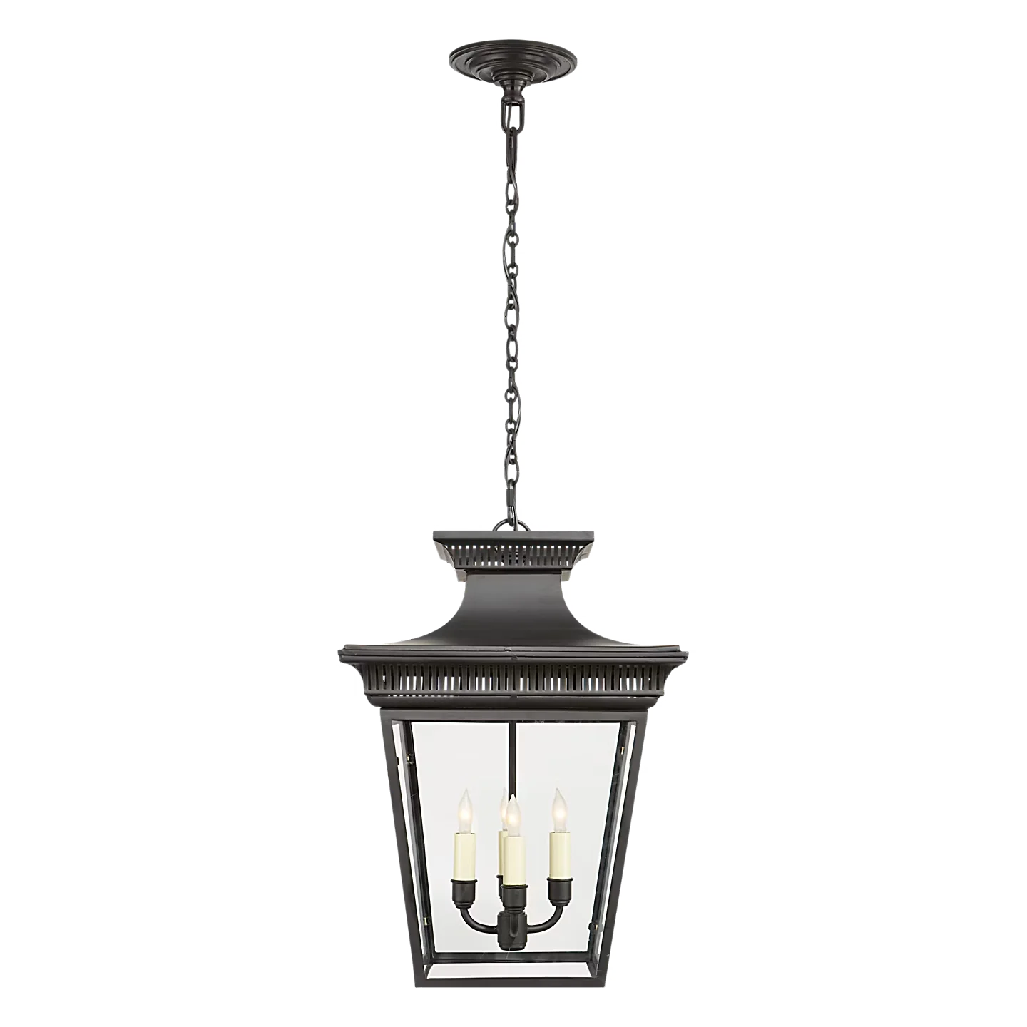 American Decoration Waterproof Courtyard Lighting  for Garden Villa Outdoor Vintage Metal Miniature Pendant Light