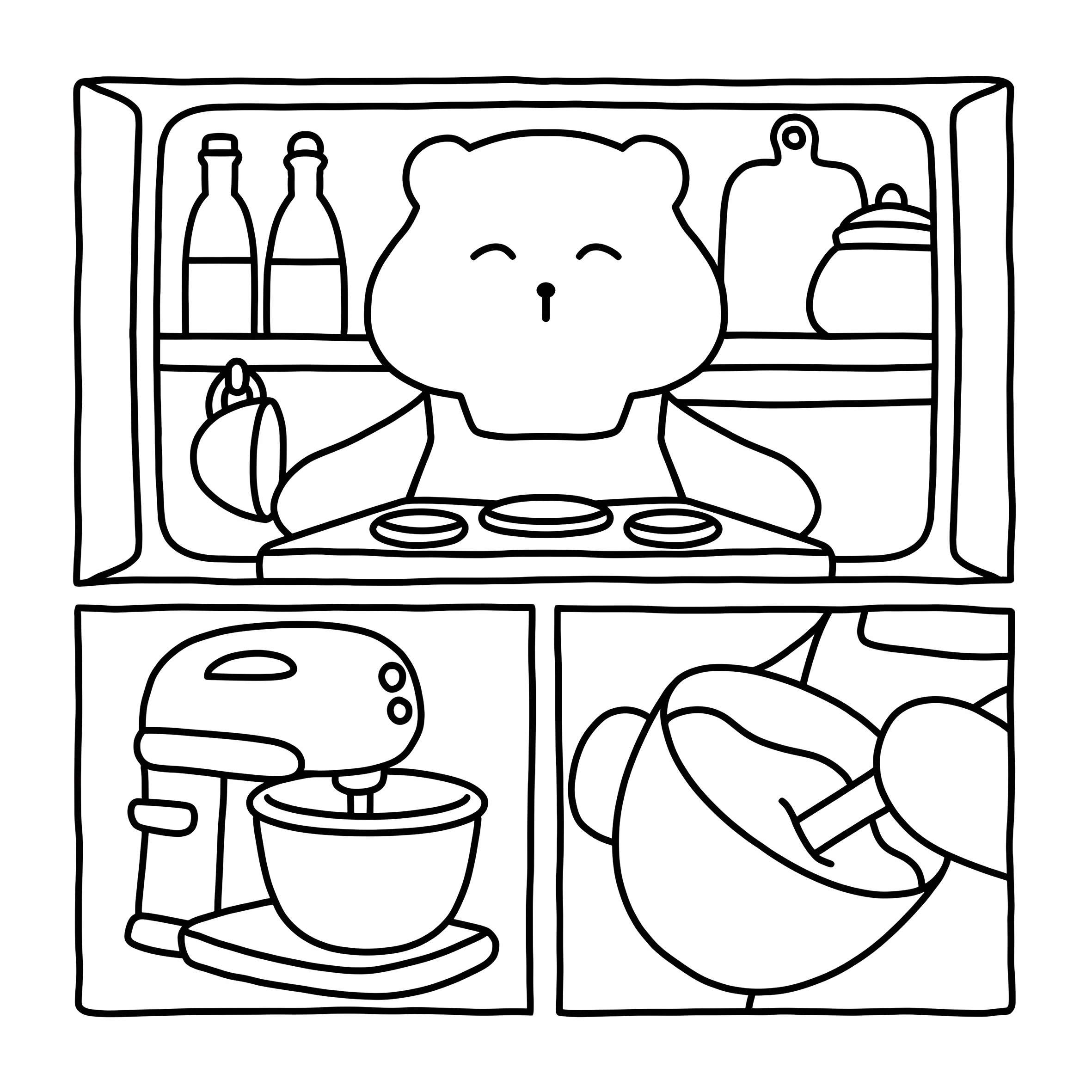 HYGGE VIBES Bold-easy Patterns Coloring Book for Adults Cute Drawing Book Perfect Gift for Party and Birthday