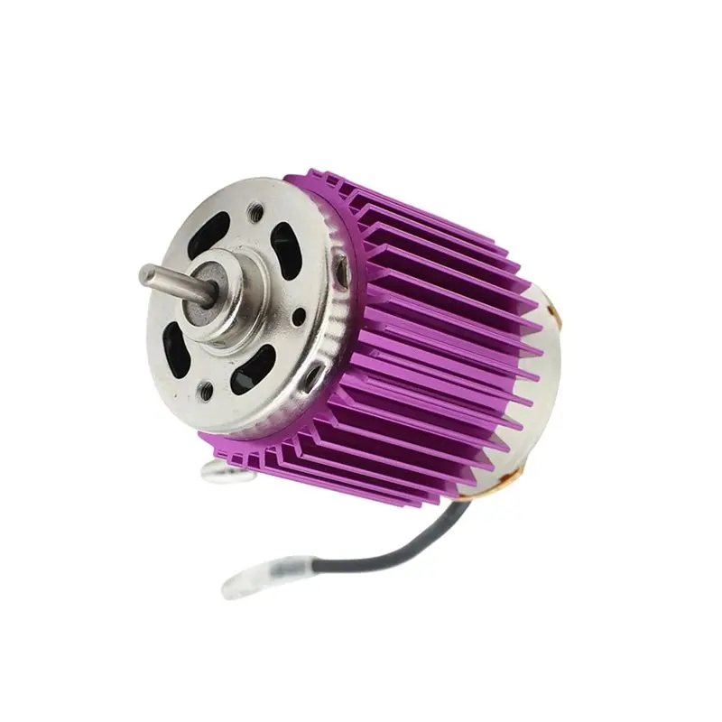 YSUN-For Wltoys 12428, 12427, 12423, 124006 RC Car Upgrade Motor Heat Sink Accessory Kit Purple