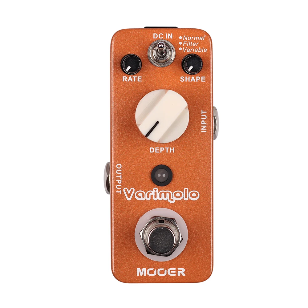 MOOER Varimolo Digital Tremolo Guitar Effect Pedal With Three Different Tremolo Modes Normal/Filter/Variable True Bypass Pedal