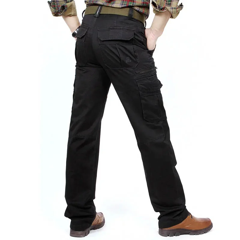 

Male Clothes Jogger Pants Men Khaki Mens Men's Cargo Trousers Work Man Construction Korean Style Combat Tactical Military Army