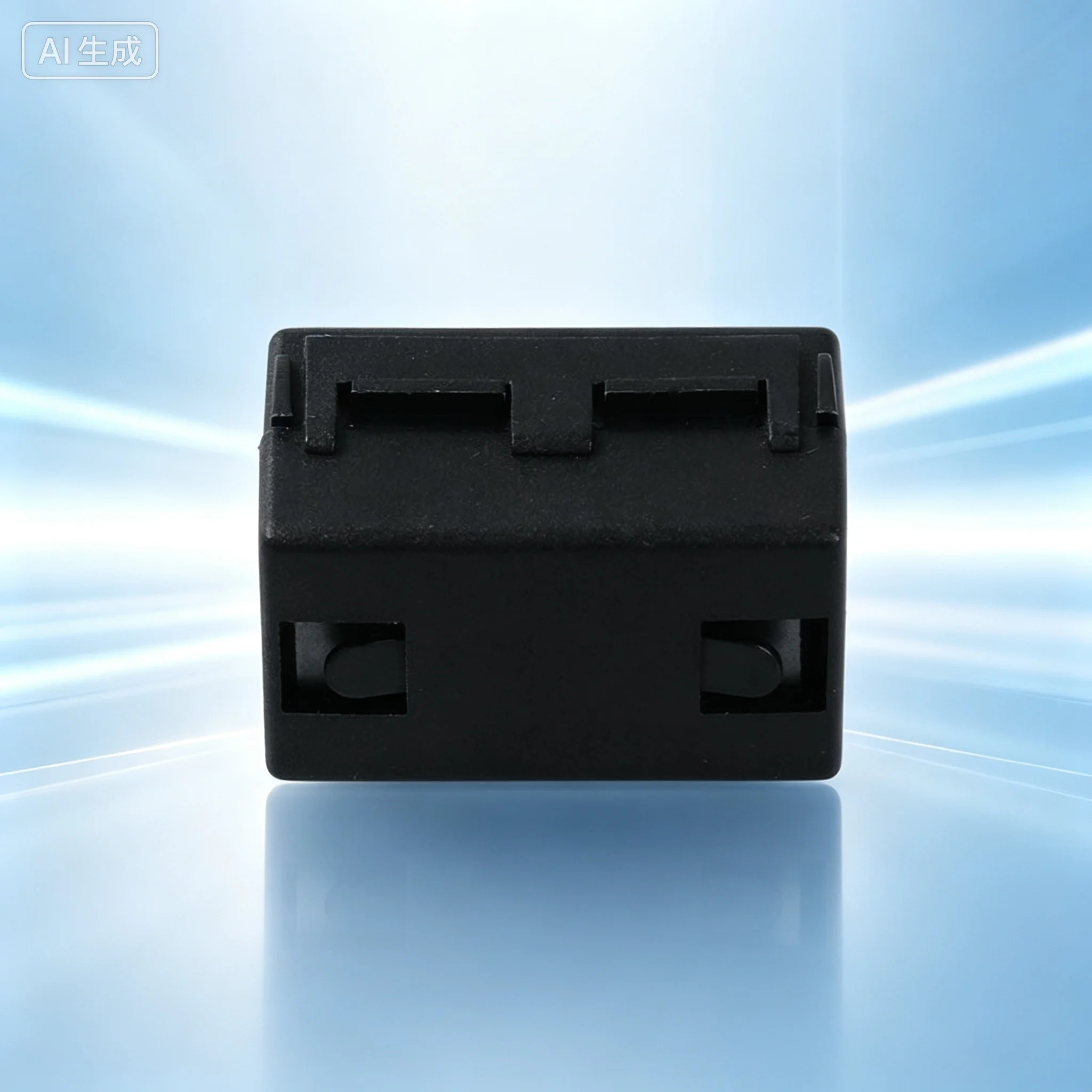 Filter Ring UF-65 Rectangular Clip-on High Frequency Magnetic Core,6.5mm Inner Hole for Anti-interference Shielding  10pcs