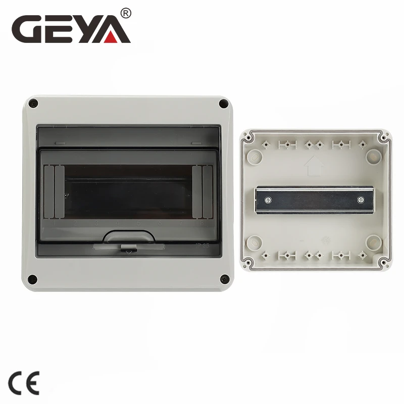 

GEYA 8Way Waterproof Electrical Box Circuit Breaker MCB Power ABS Plastic Junction Wire Box IP65 Distribution Box