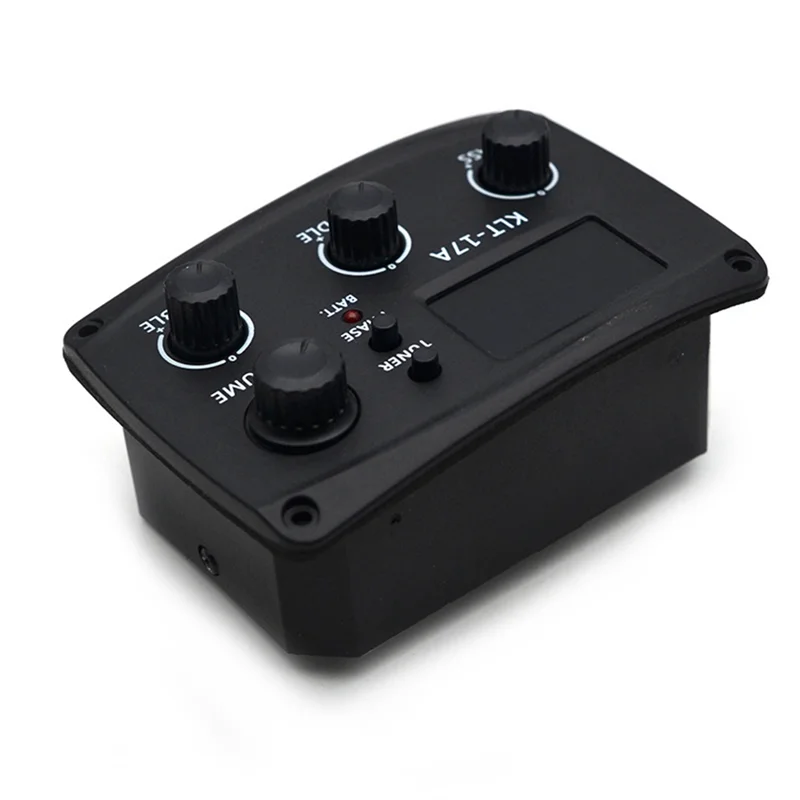 A29Z-KLT-17A الغيتار الصوتي EQ Preamp، مع موالف المعالجة الرقمية 3 الفرقة EQ التعادل مع موالف الغيتار لاقط قطع الغيار