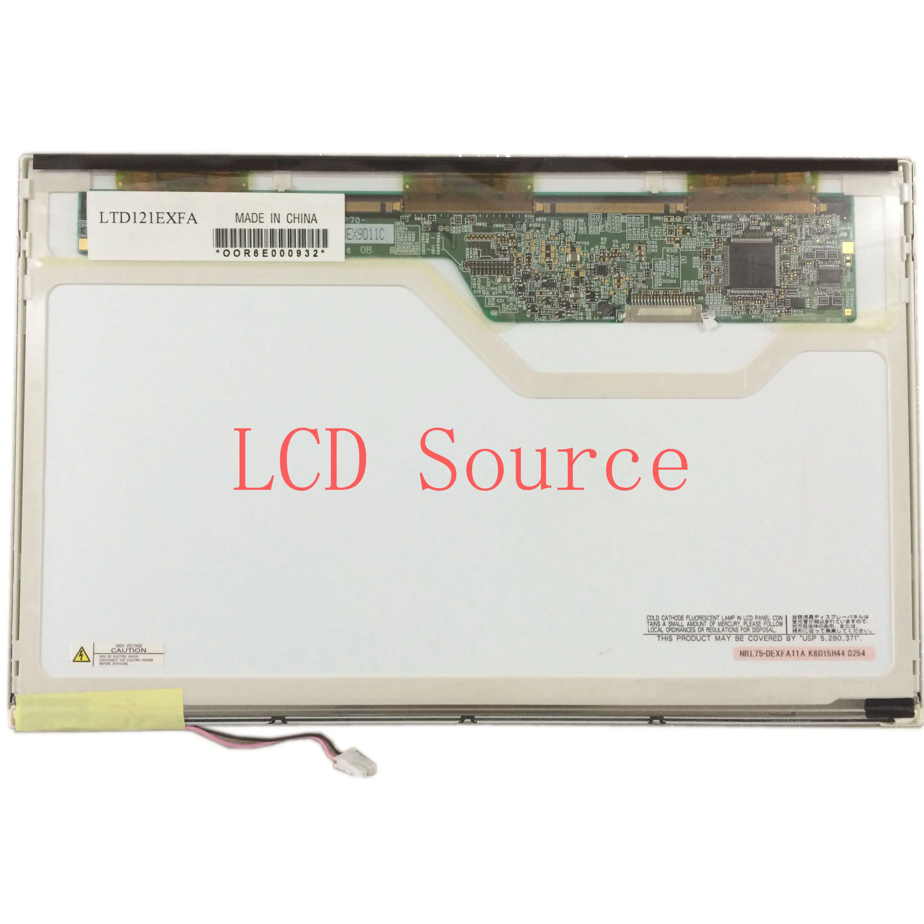 LTD121EXFA fit N121I2-L01 Rev C1 20 PIN XF 12.1 inch Laptop LCD Screen Panel