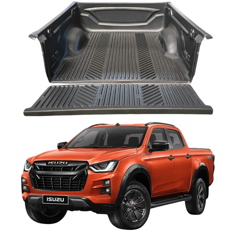 Suitable for D-MAX pickup truck exterior decorative cargo box rear lining anti impact