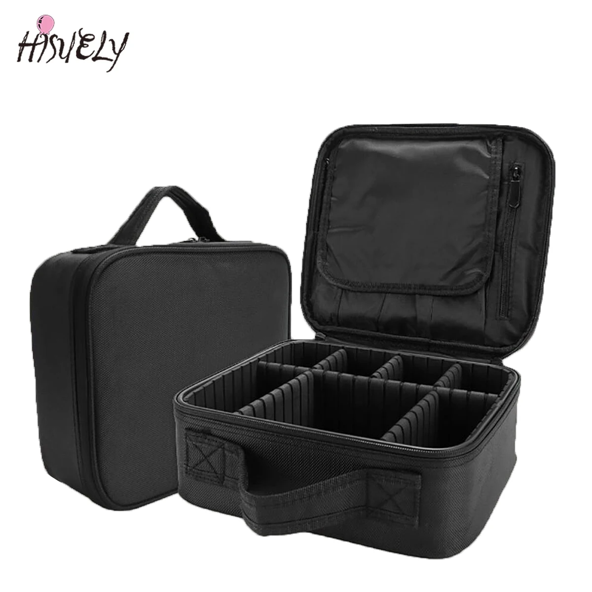 

Portable Makeup Case Professional Beauty Brush Women Cosmetic Suitcase Make Up Organizer Travel Storage Box for Manicure